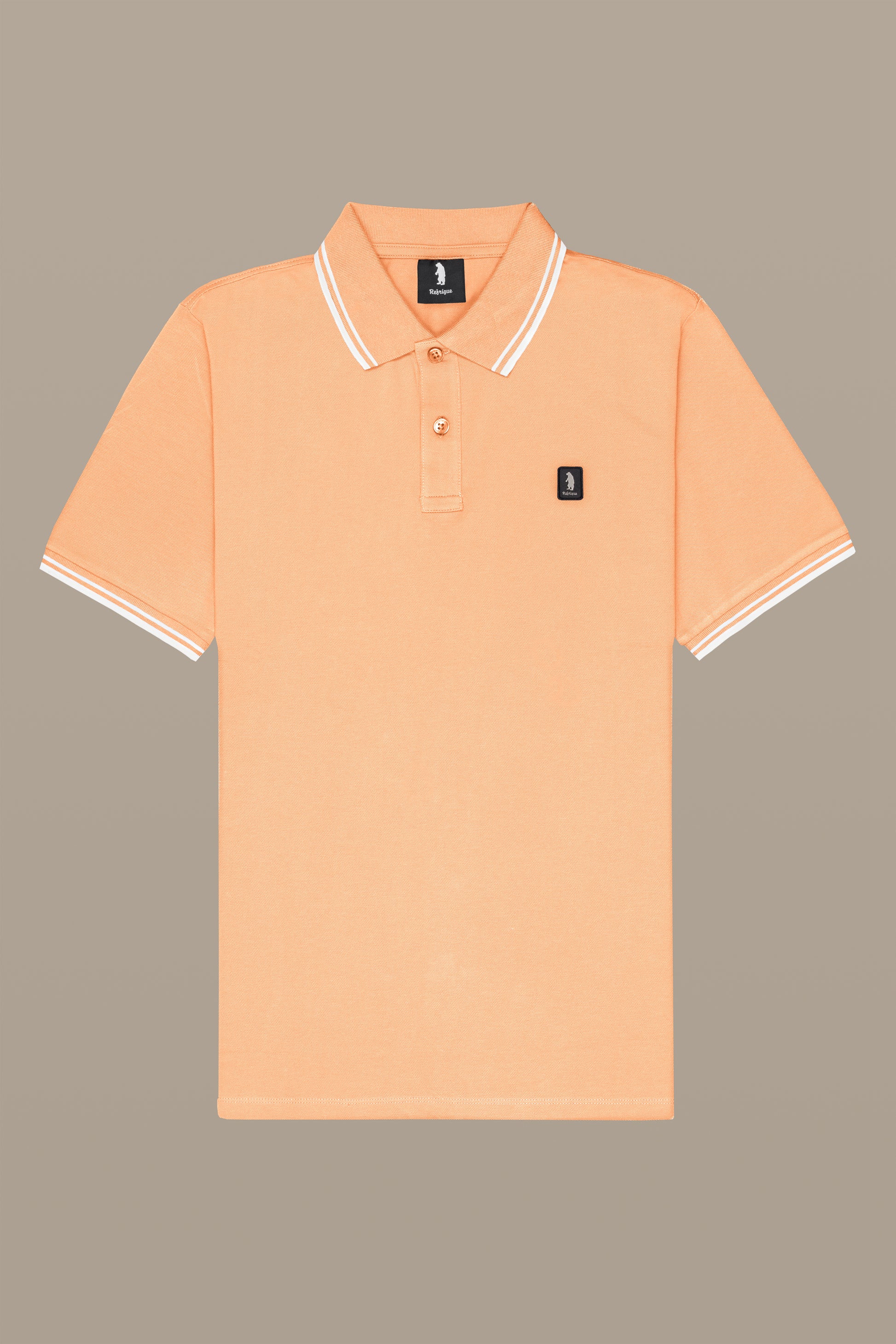 POLO UOMO POLO TWO STRIPES PATCH BLACK | REFRIGUE
