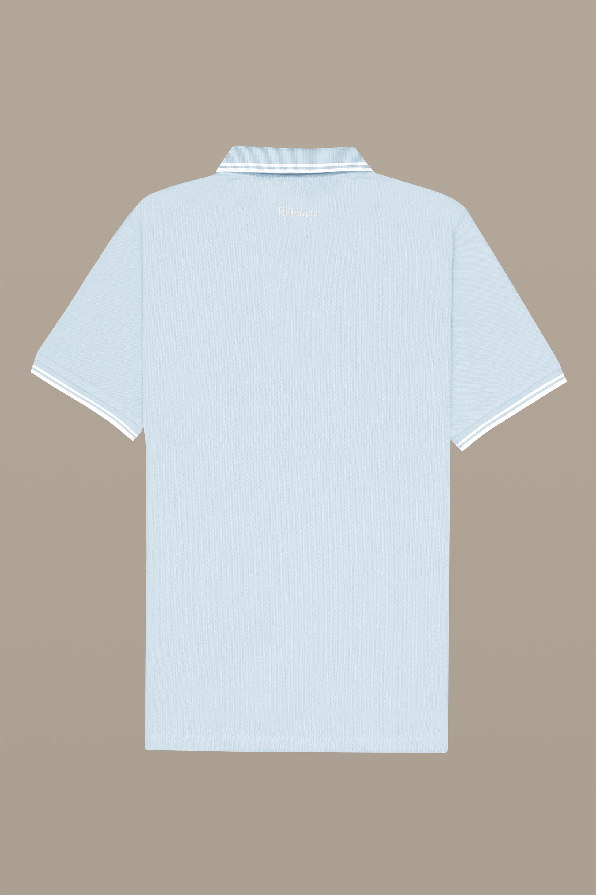 POLO UOMO POLO TWO STRIPES PATCH BLACK | REFRIGUE
