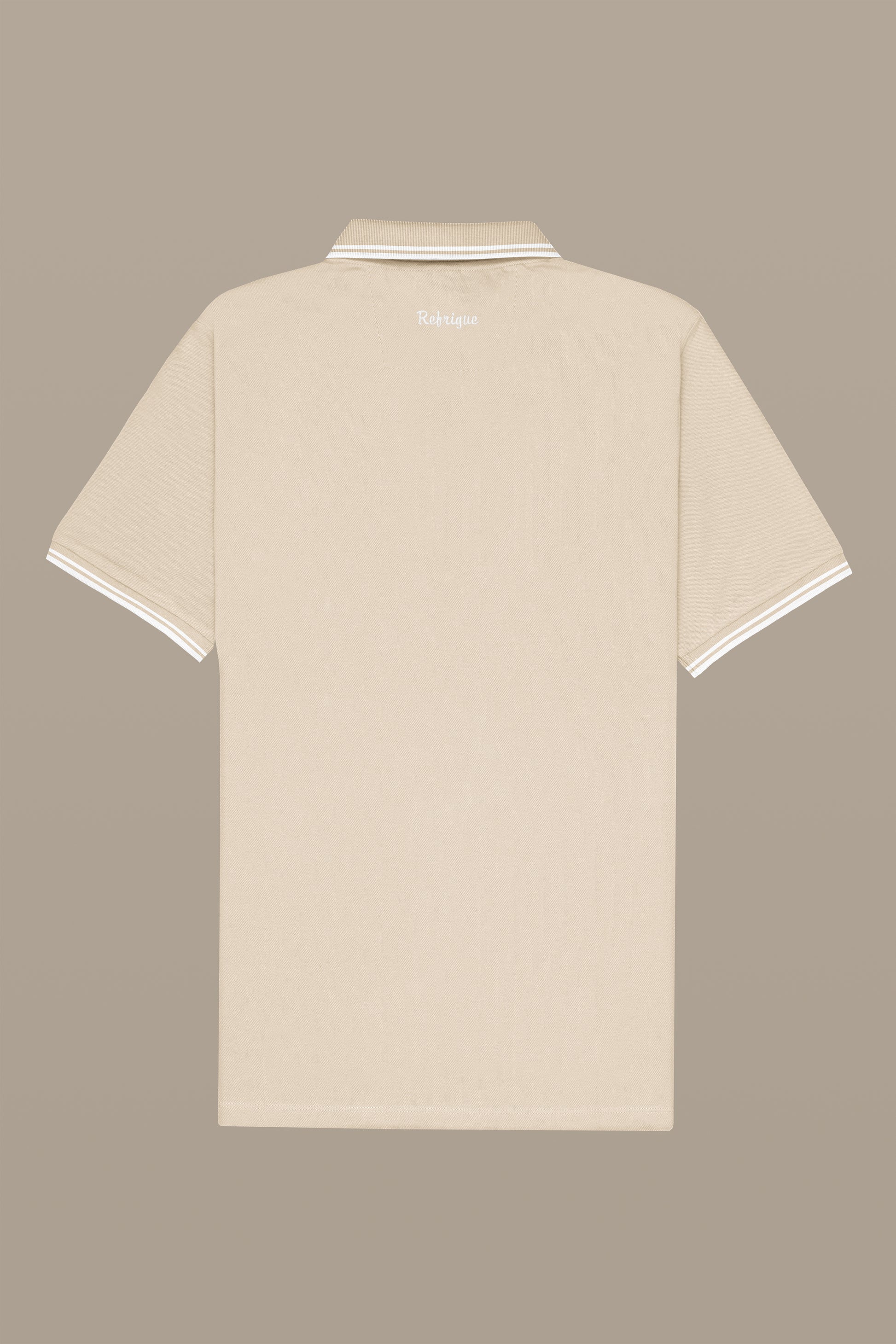 POLO UOMO POLO TWO STRIPES PATCH BLACK | REFRIGUE
