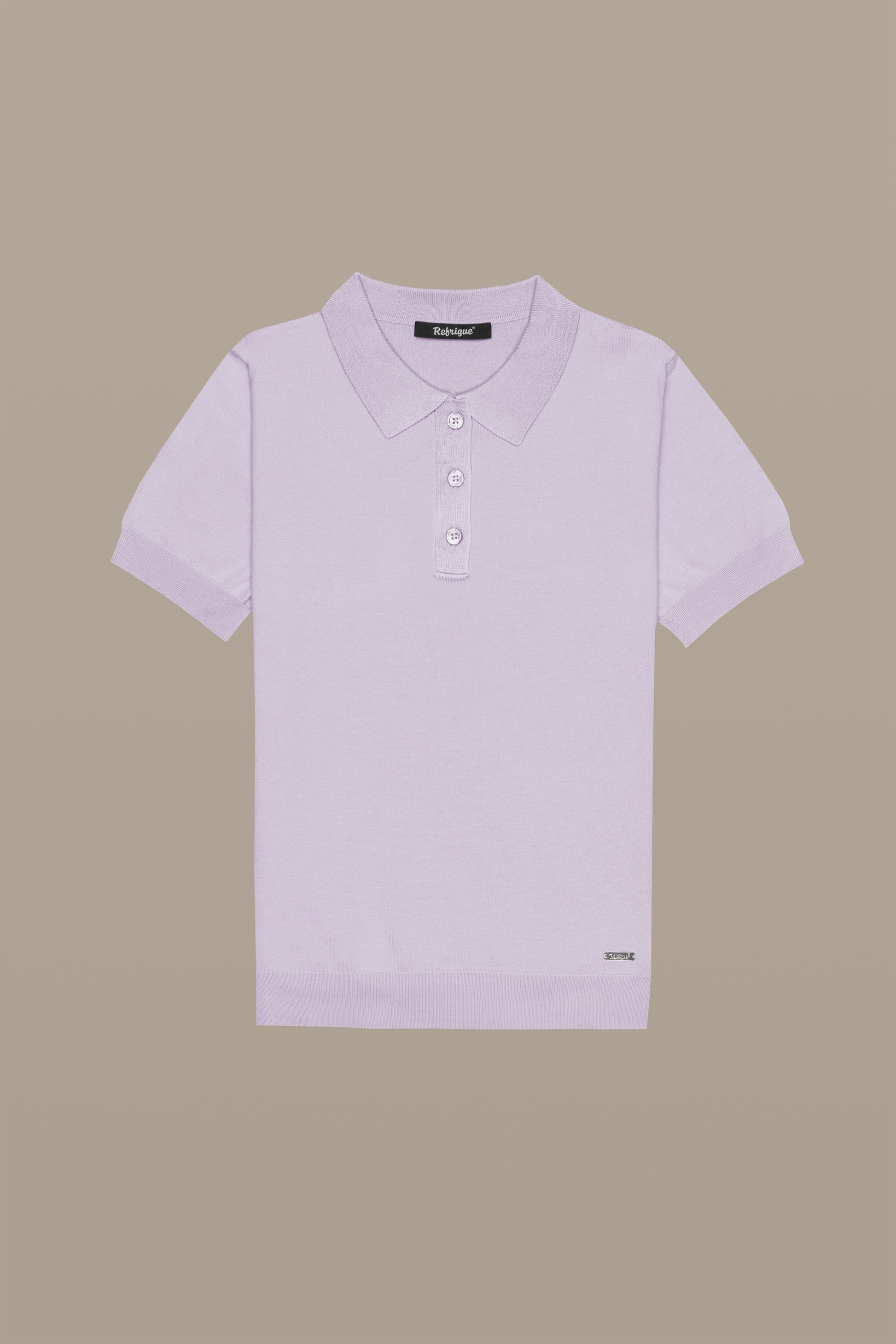 MAGLIA POLO KNIT W SAGE | REFRIGUE
