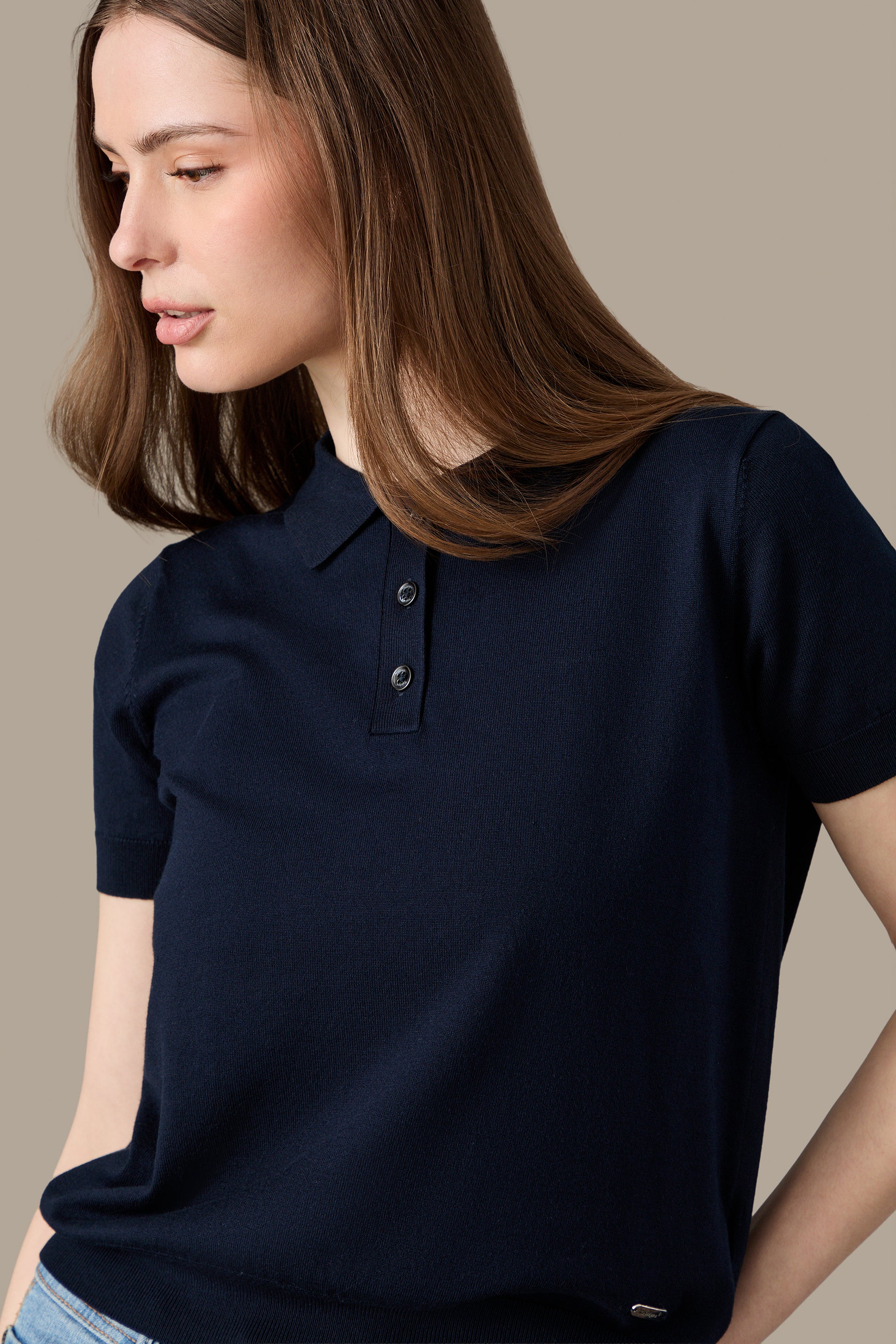 MAGLIA POLO KNIT W SAGE | REFRIGUE
