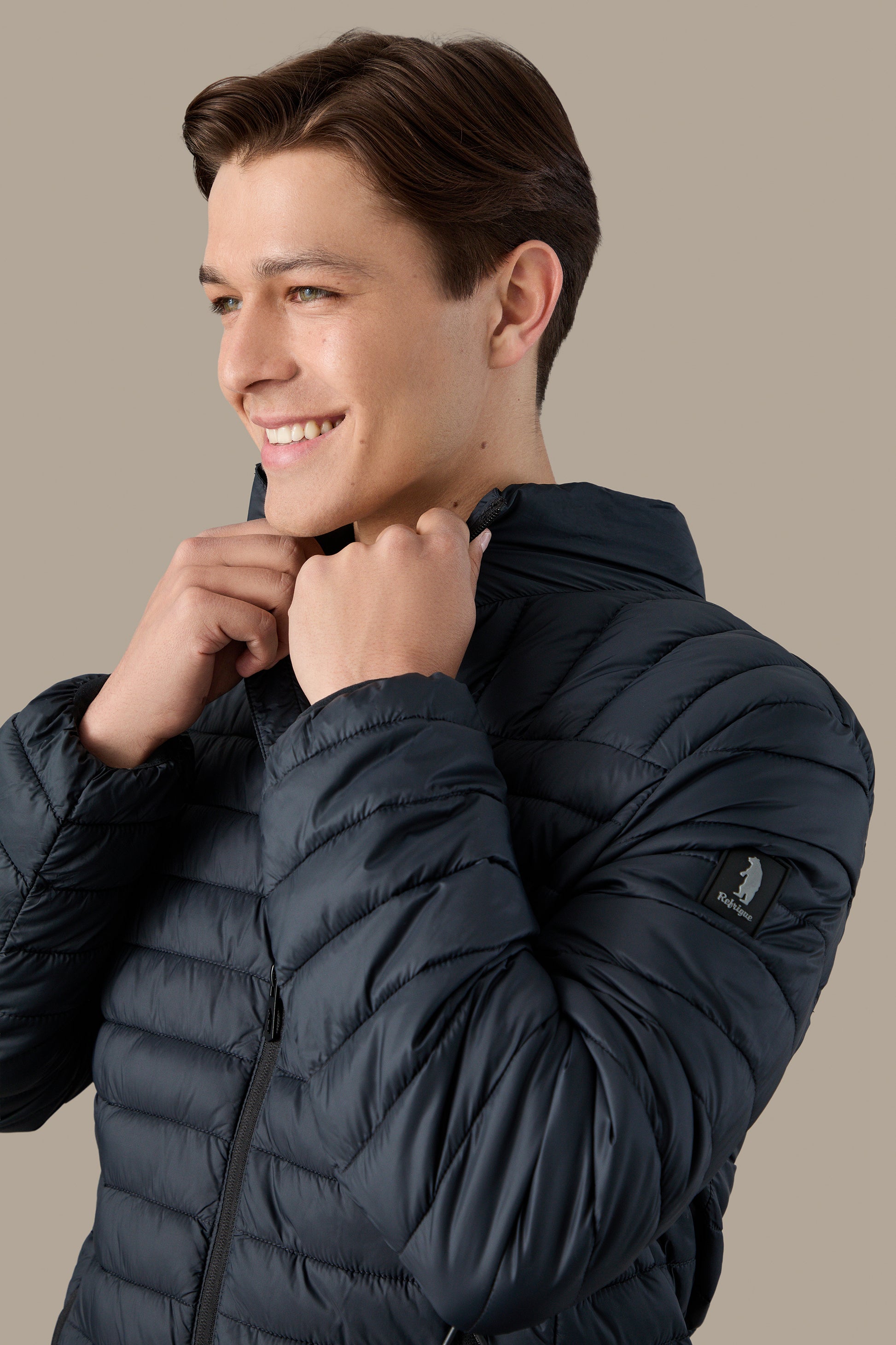 GIACCA UOMO NEIDEN BLACK | REFRIGUE
