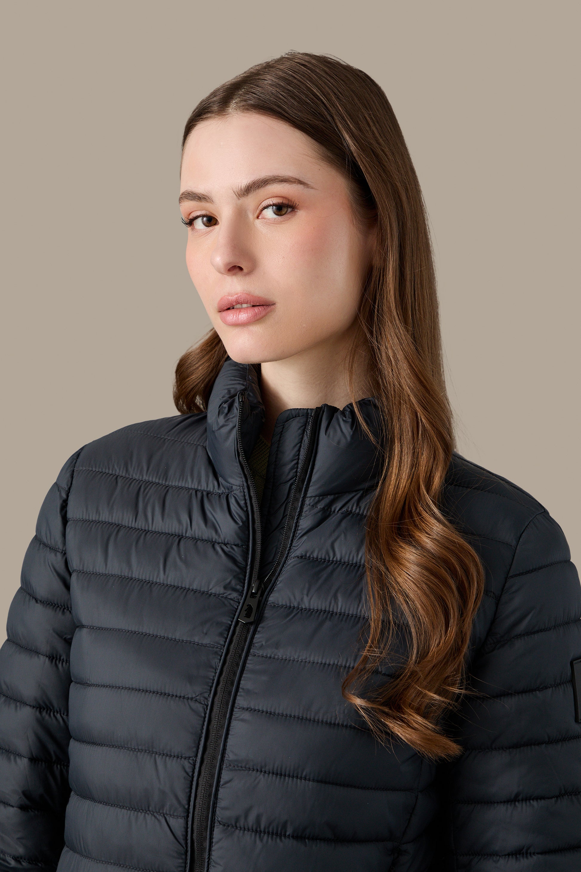 GIACCA DONNA GLADE BLACK | REFRIGUE
