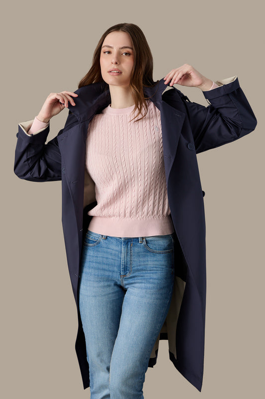 GIACCA DONNA LIORA NAVY | REFRIGUE